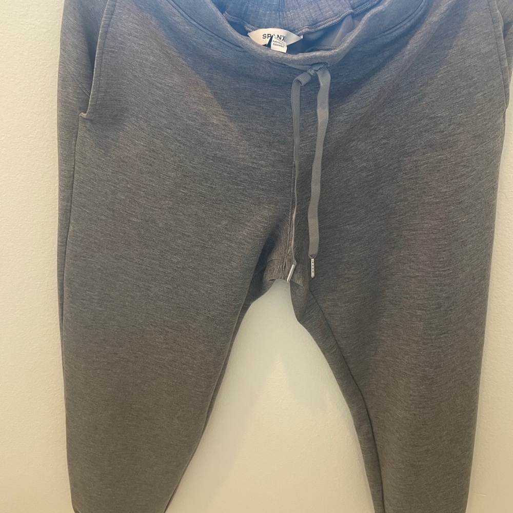 SPANX Charcoal Jogger Pants air essentials M